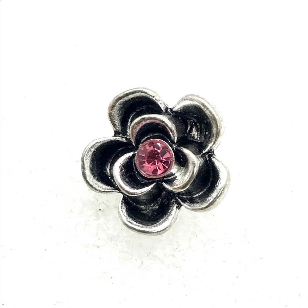 Pink Crystal mini snap 12mm ASM